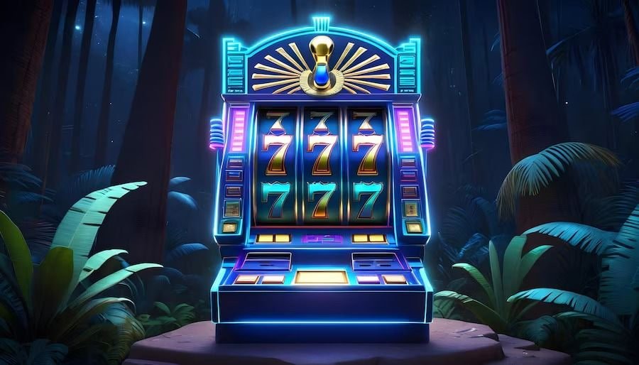 Antarmuka permainan Microgaming di gojekpot menampilkan pilihan slot dan dealer langsung